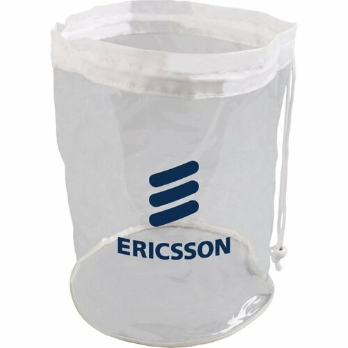 Large Clear Drawstring Bag Custom Printed As Low As 3.51